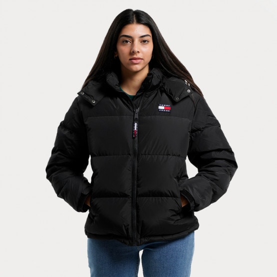 Палантини шарфи Tommy Hilfiger - BDS - Tommy Jeans Alaska Puffer Women's  Jacket Black DW0DW14661