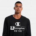 Champion Long Sleeve Crewneck Ανδρική Μπλούζα με Μακρύ Μανίκι