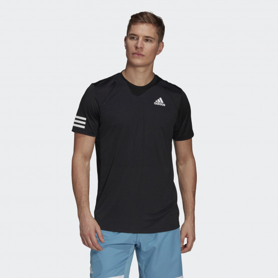 stroom Investeren in de buurt adidas Performance Club Tennis 3 - gambar kaos adidas - Shirt Black GL5403  - Stripes Men's T