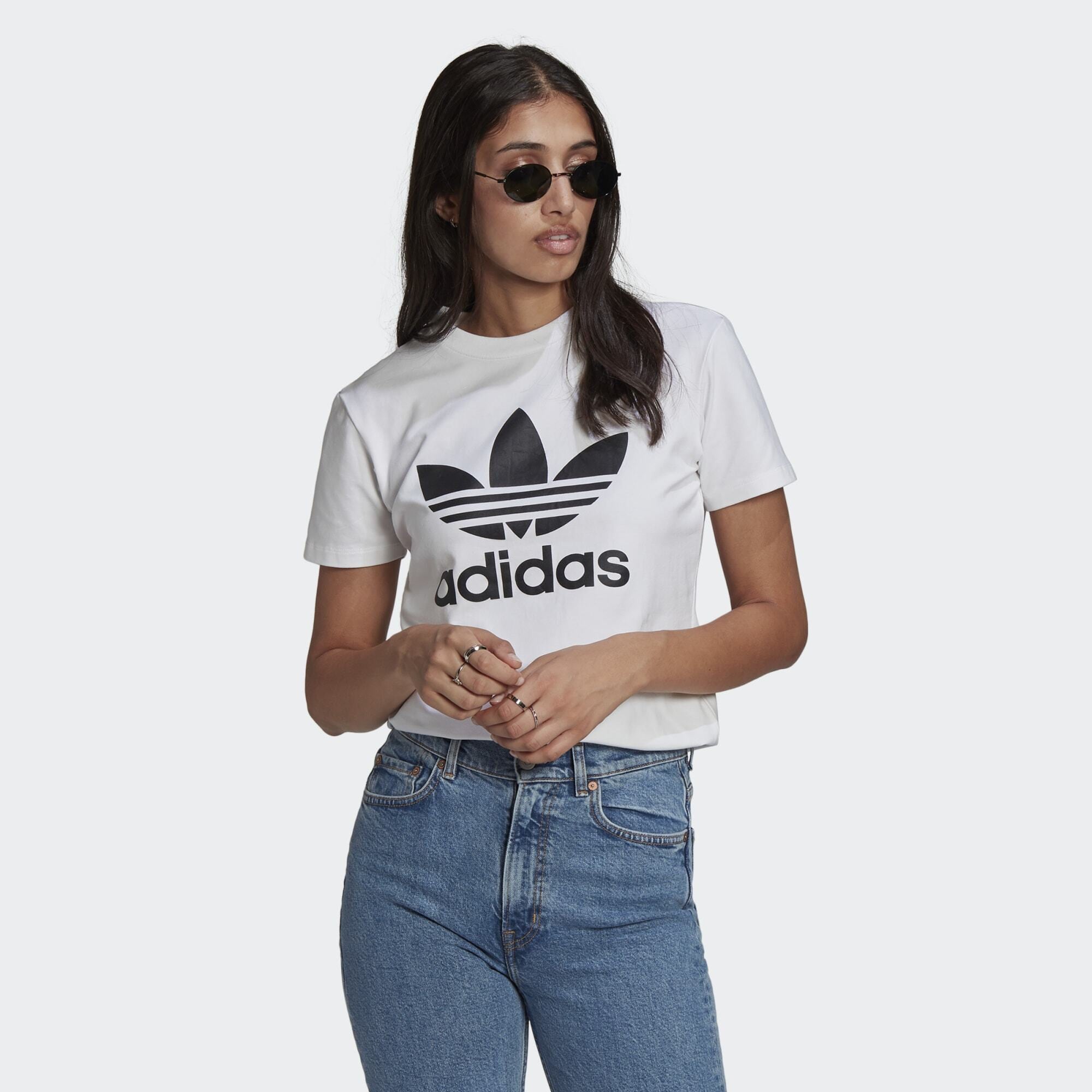 adidas Originals Trefoil Women's T - The adidas EQT Bask ADV pack will  launch at - Shirt White GN2899