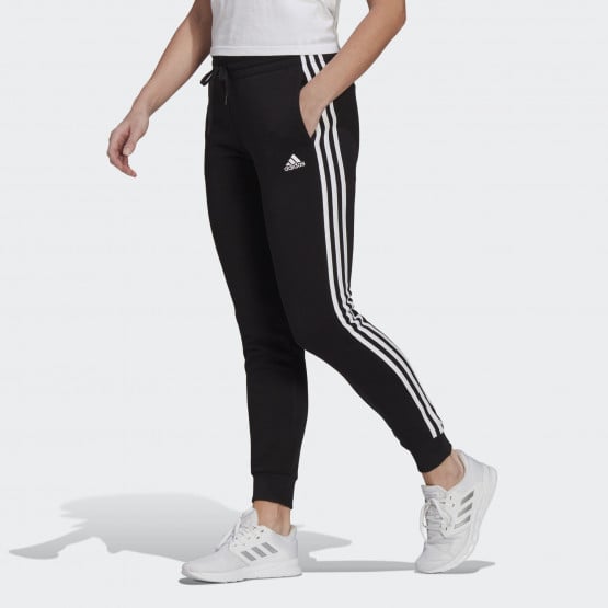 adidas Performance Essentials Fleece 3-Stripes Γυναικείο Παντελόνι Φόρμας