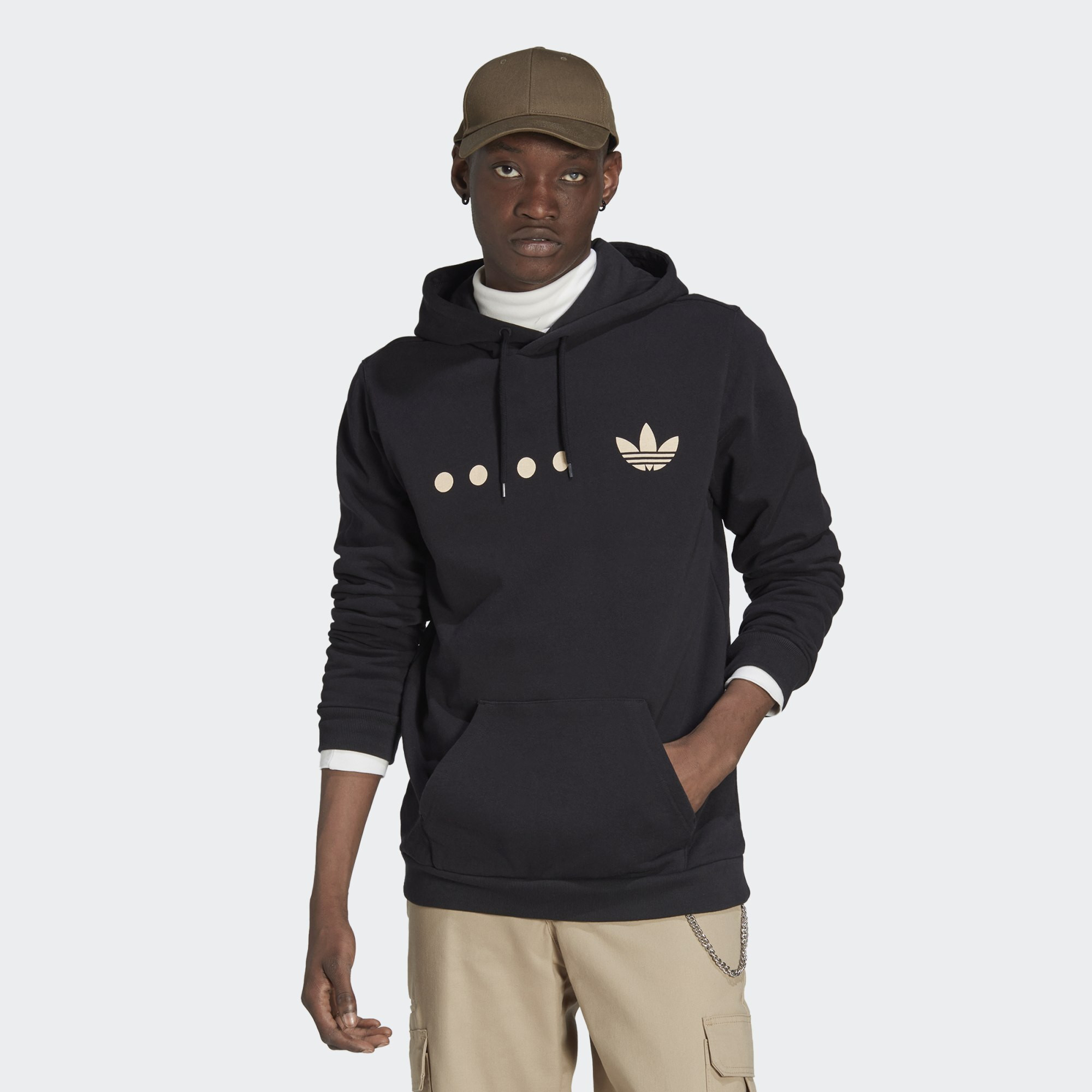 adidas Originals Logo Ανδρική Μπλούζα Με Κουκούλα (9000113087_1469)