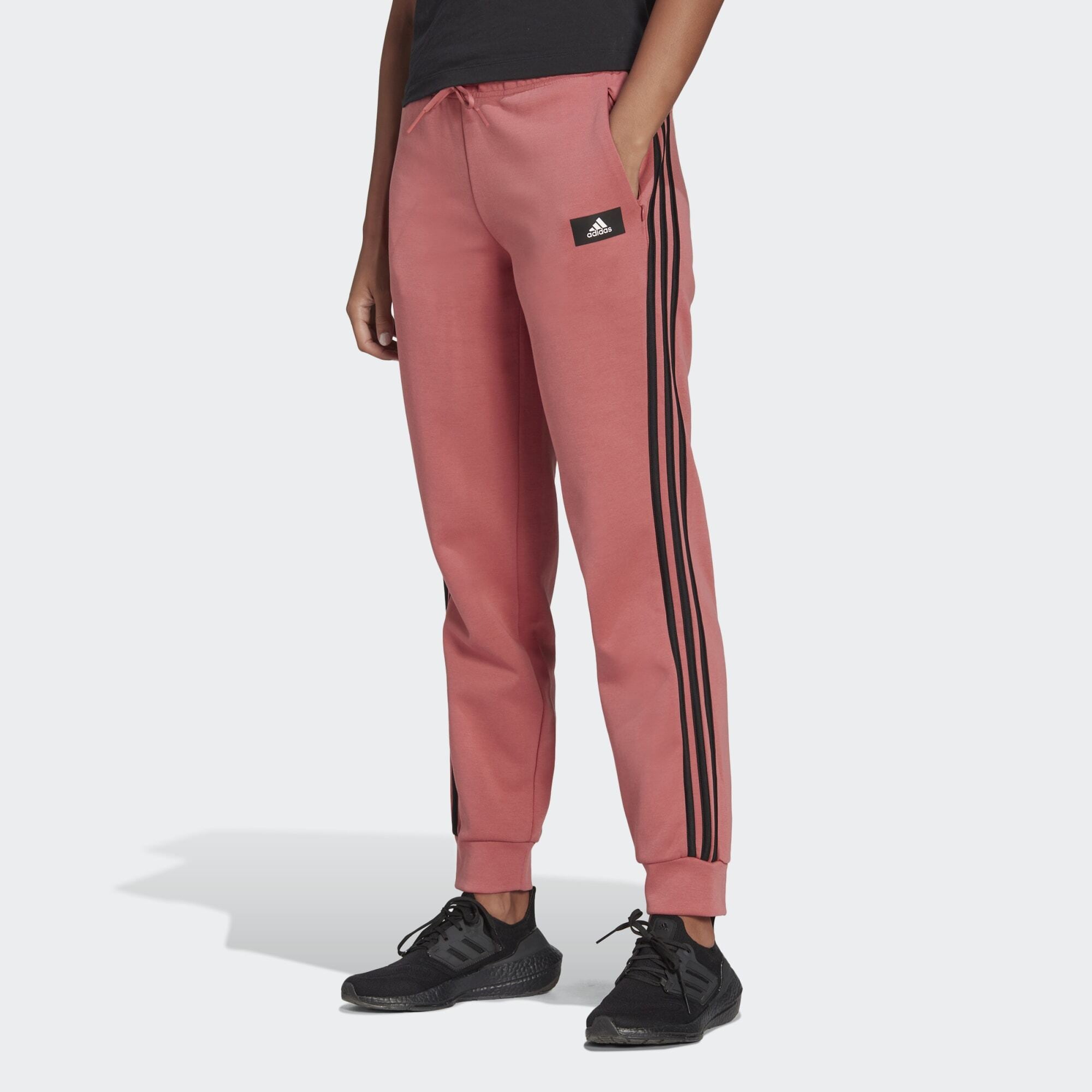 Adidas pink jogger deals