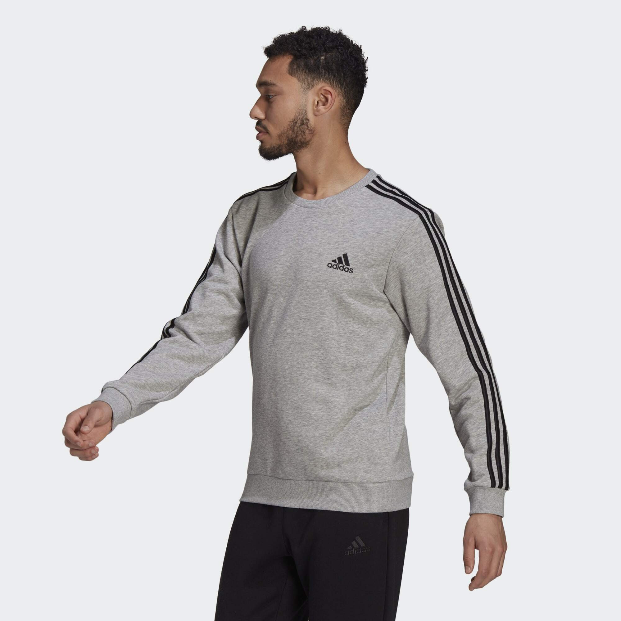 adidas Essentials French Terry 3-Stripes Sweatshirt (9000121150_62939)