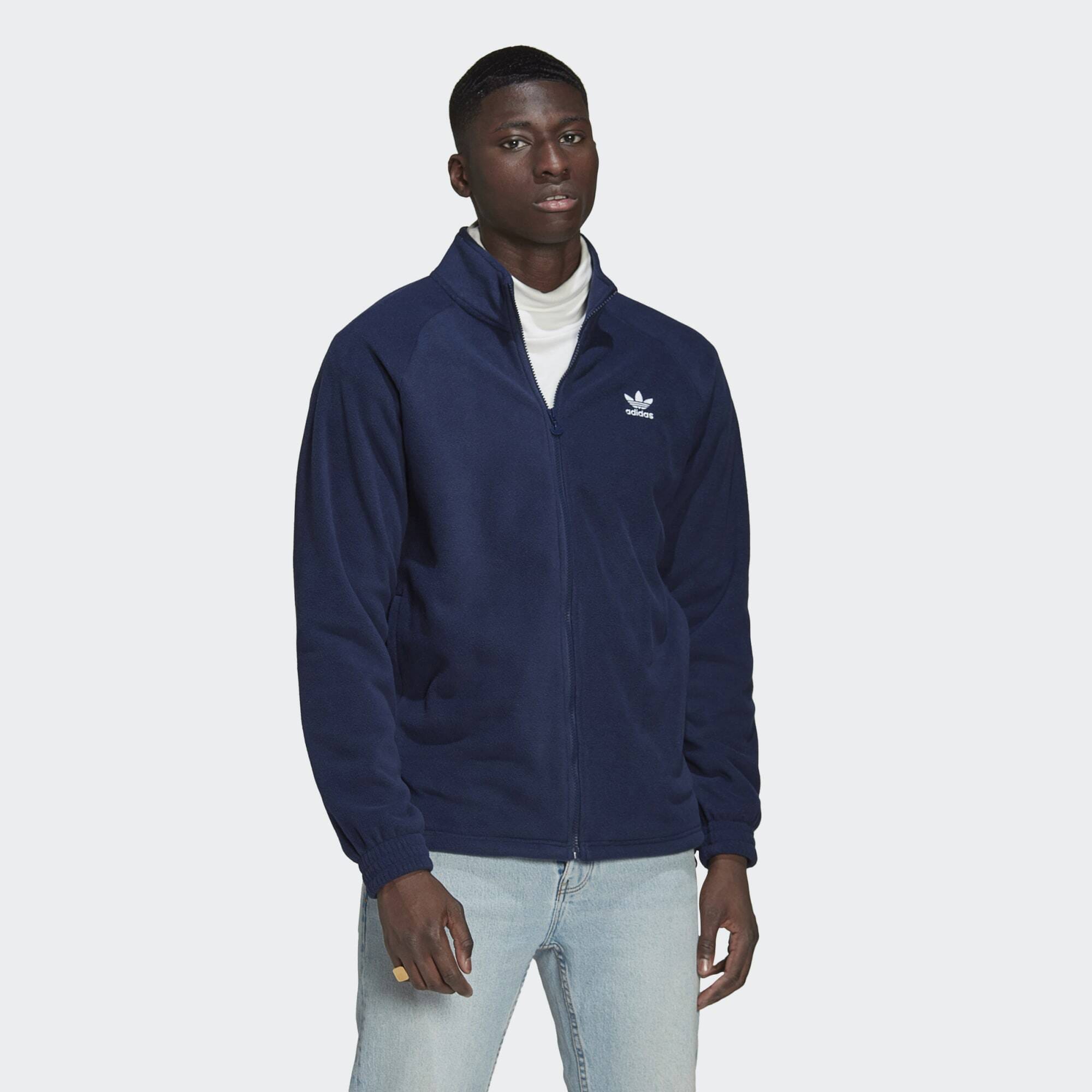 adidas Originals Adicolor Classics Trefoil Teddy Fleece Jacket (9000121524_3024)