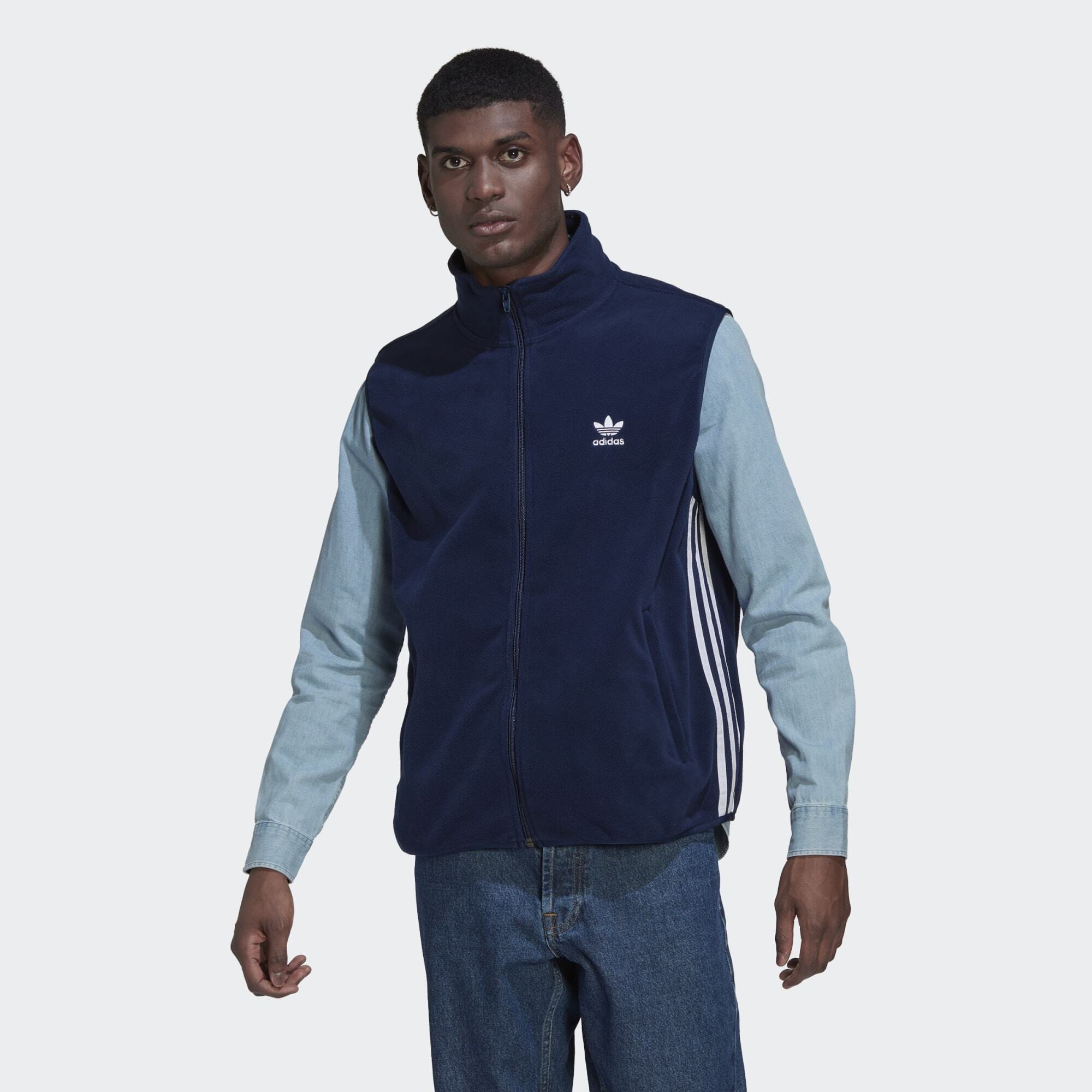 adidas Originals Adicolor 3-Stripes Fleece Vest (9000121527_3024)