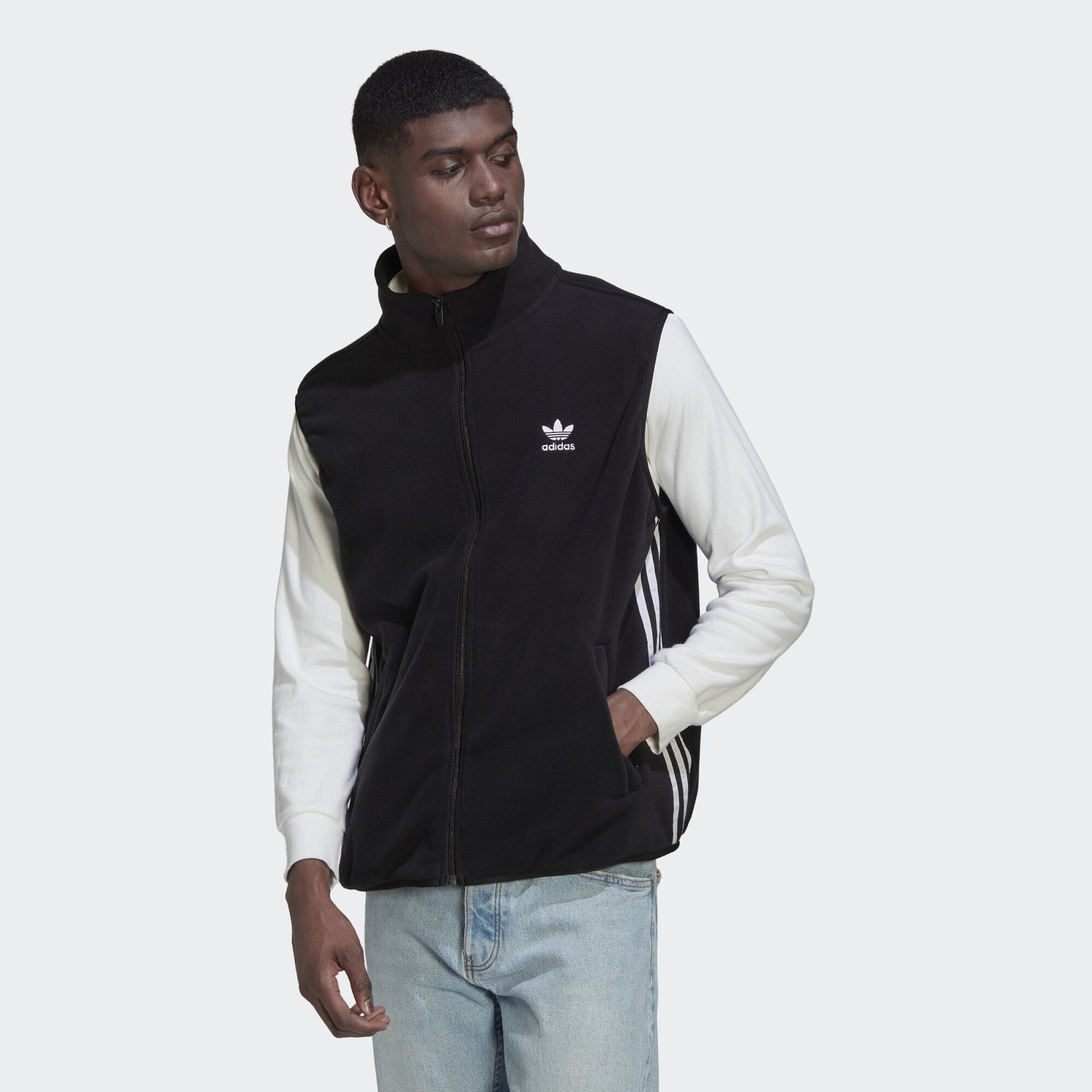 adidas Originals Adicolor 3-Stripes Fleece Vest (9000121528_1469)