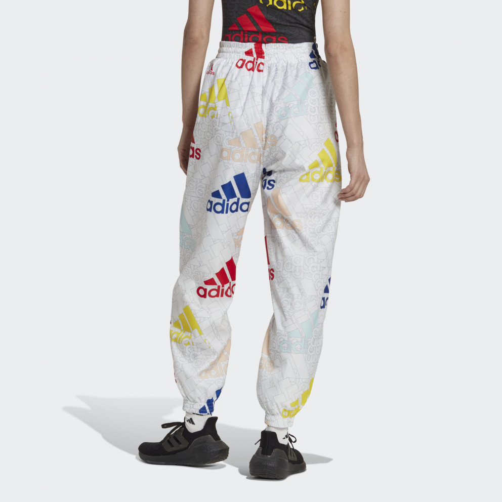 adidas Essentials Multi-Colored Logo Loose Fit Woven Pant