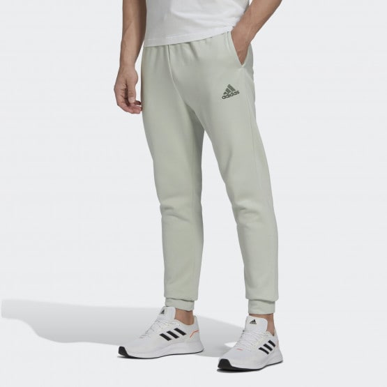essentials fleece regular tapered cargo joggers