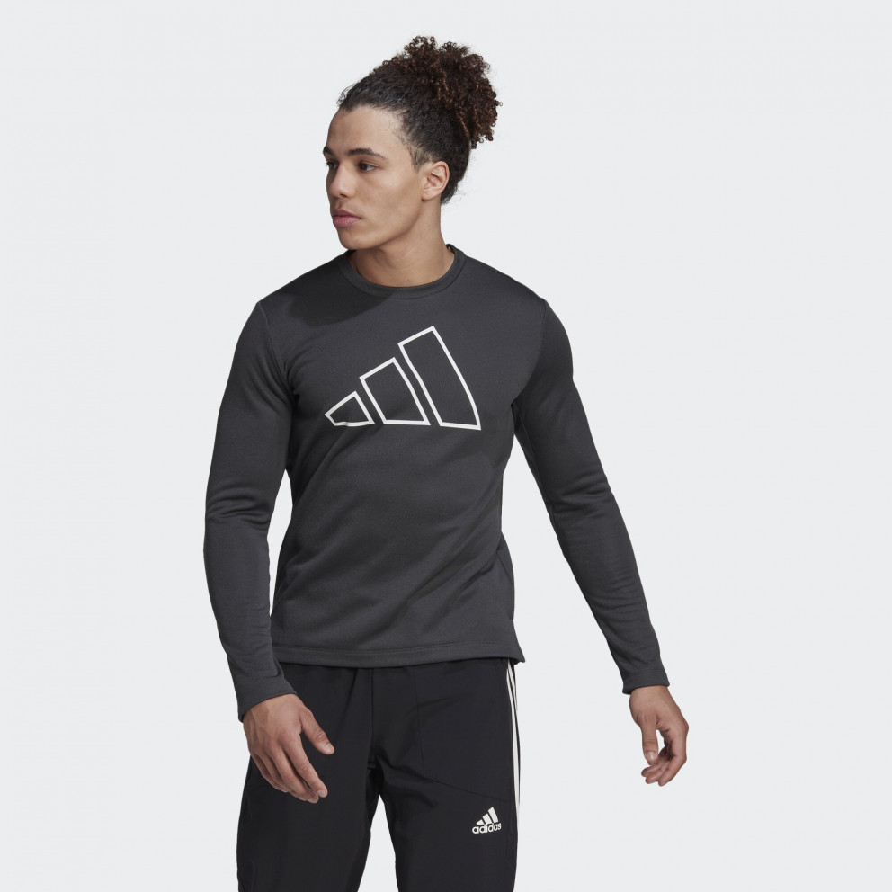 adidas Train Icons 3 Bar Logo Training Crew Sweatshirt