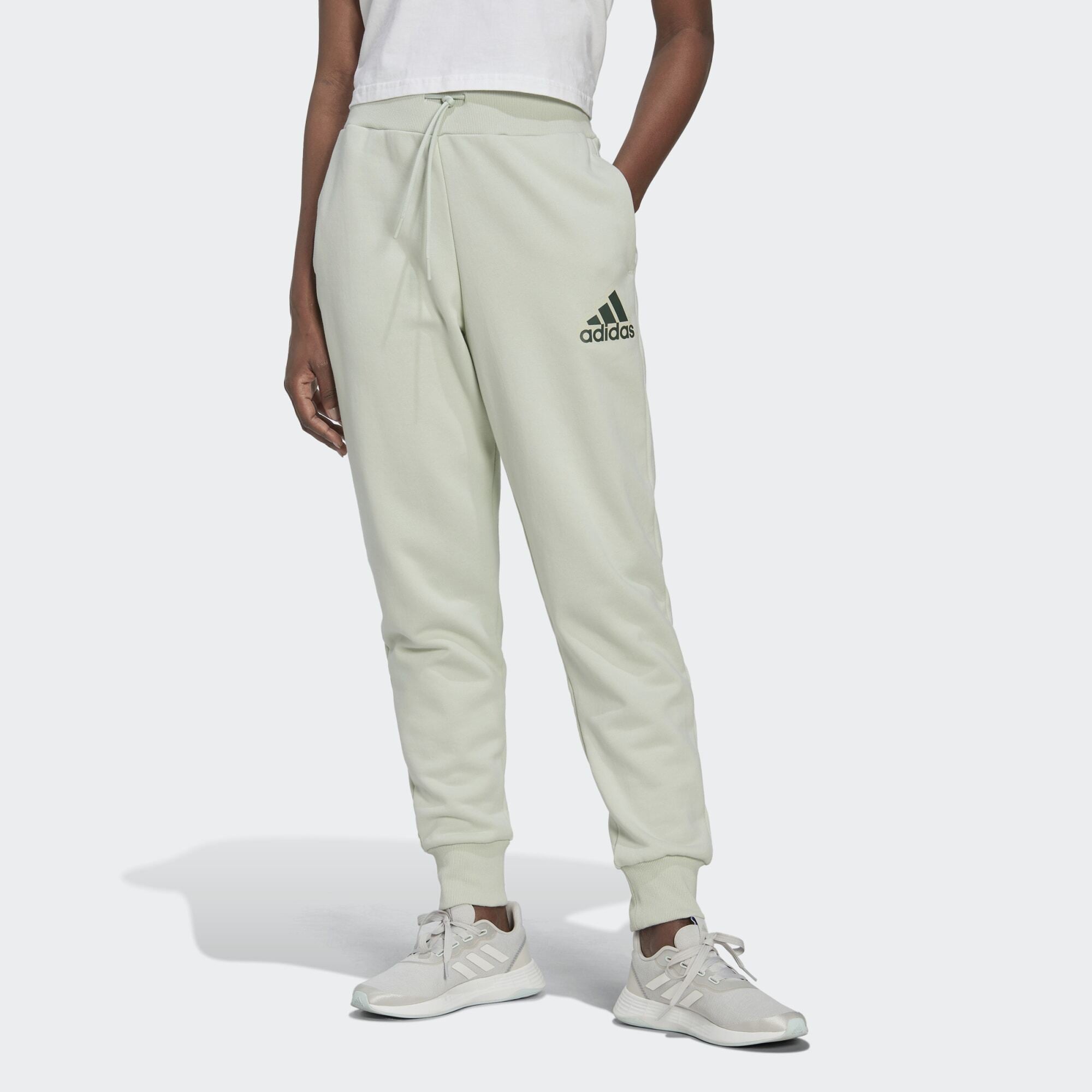 кеди кросівки adidas оригінал - Colored Pants Green / Green Oxide / White - adidas Essentials Multi