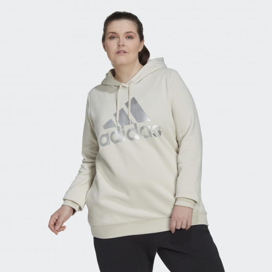 adidas Essentials Logo Fleece Hoodie (Plus Size)