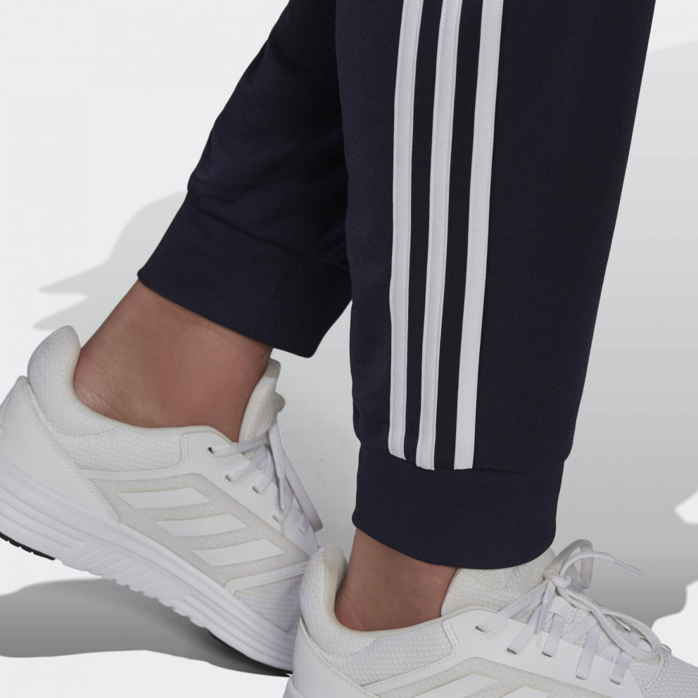 essentials warm up tapered 3 stripes track pants