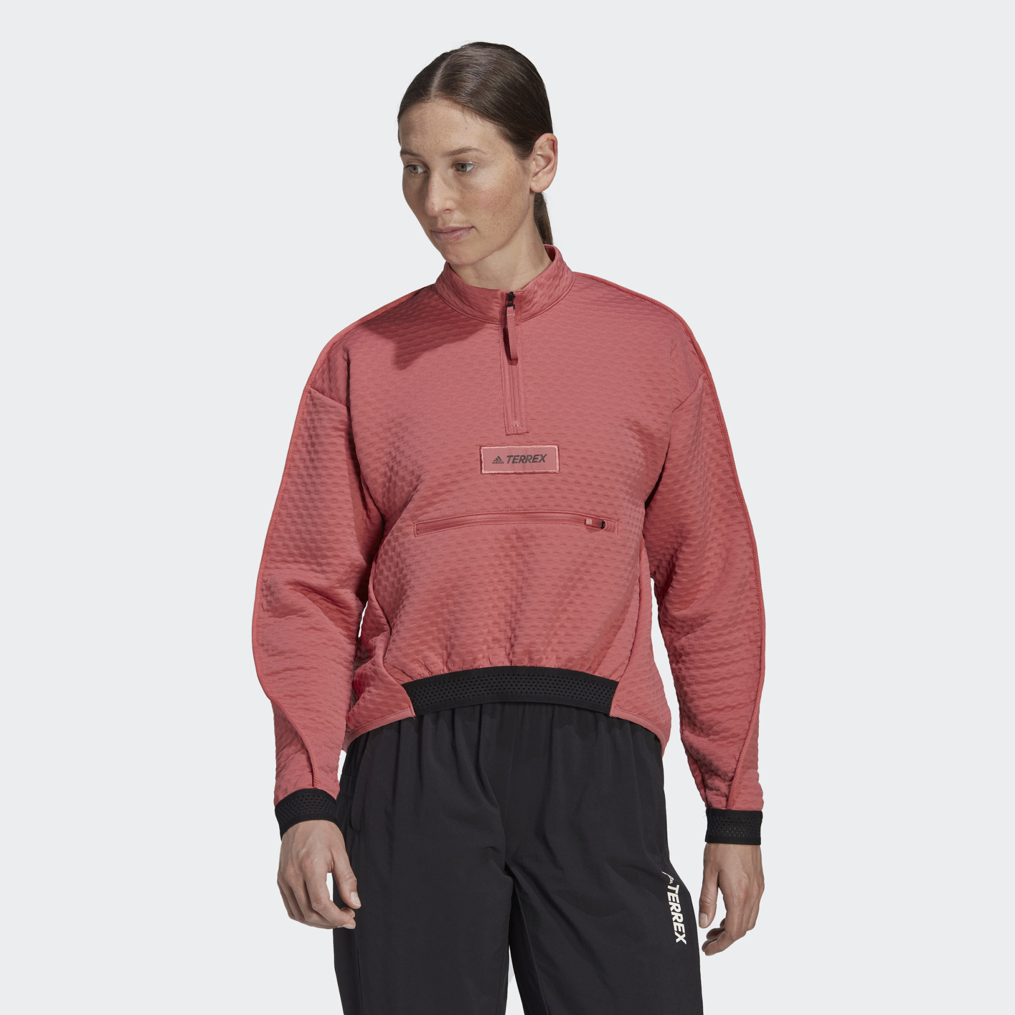 adidas Terrex Hike 1/2 Zip Fleece (9000122802_1634) - adidas Terrex - 