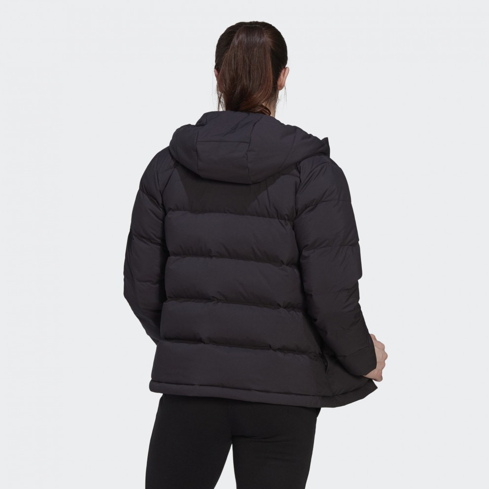 adidas Helionic Hooded Down Jacket Black HG8747
