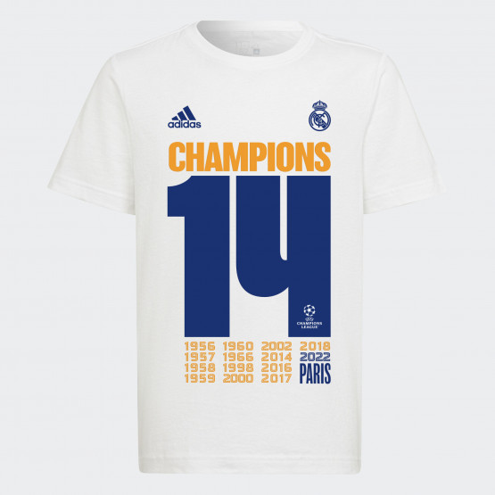 adidas Real Madrid UCL Champions 2022 Tee