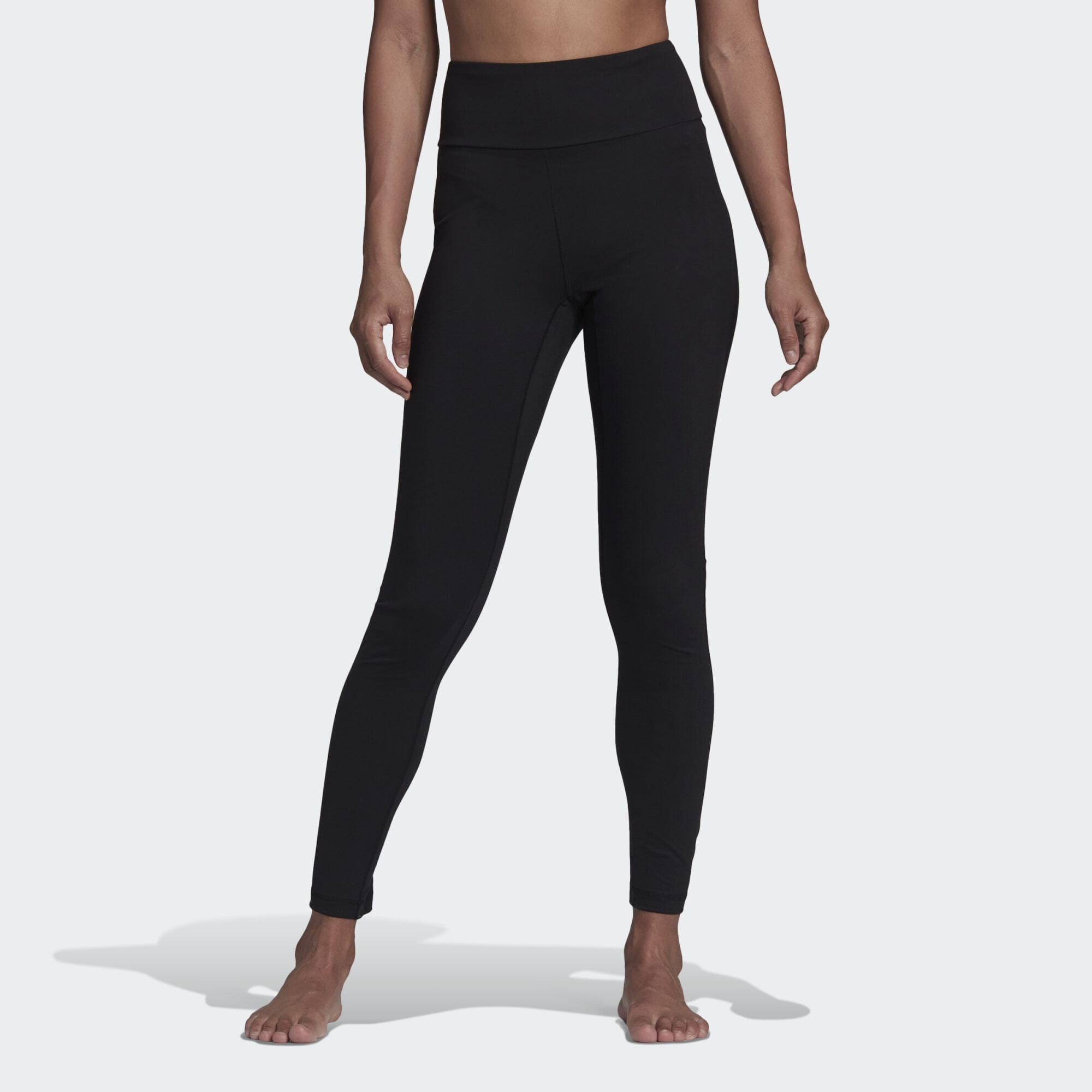 adidas YOGA ESSENTIALS HIGH-WAISTED TIGHTS Black HD6803