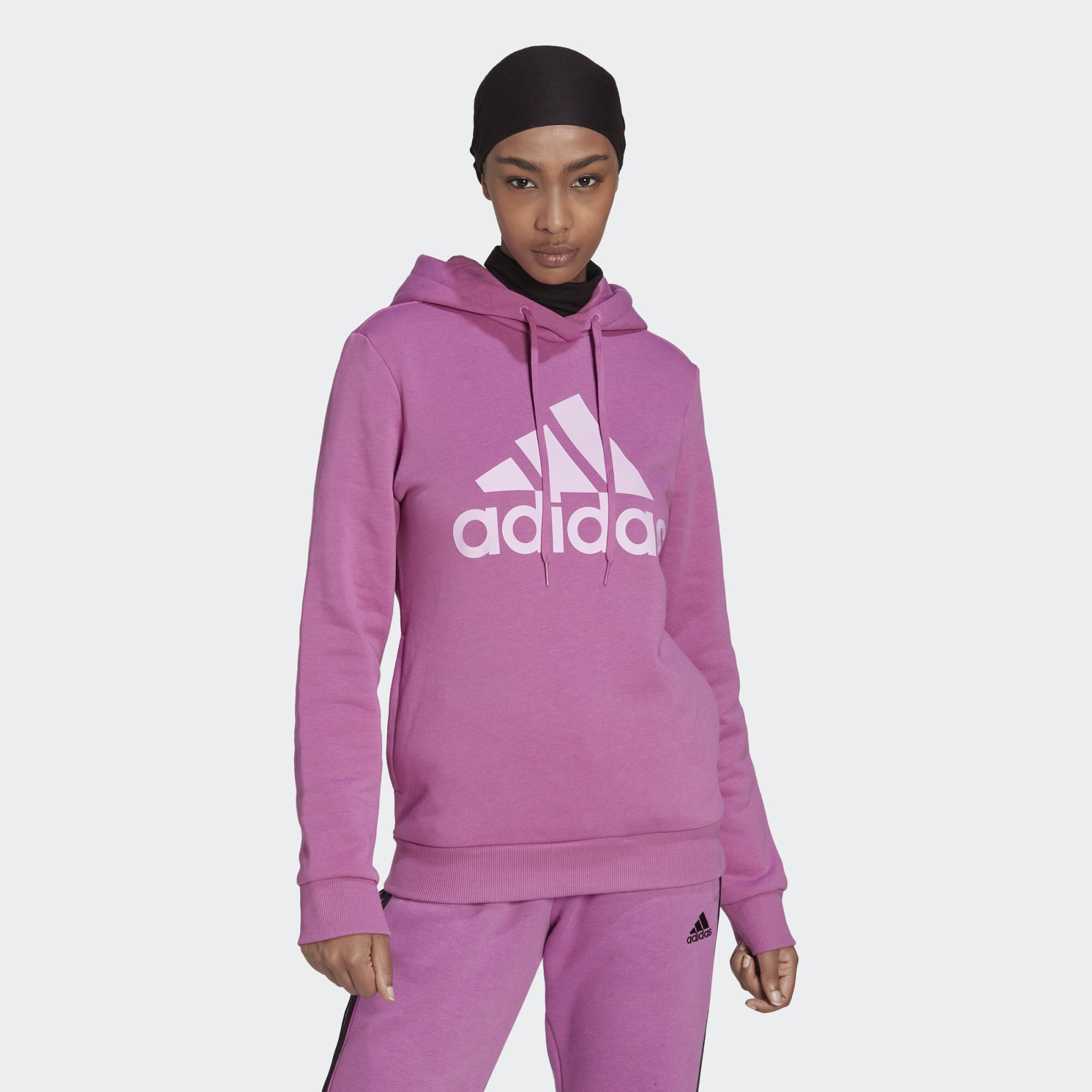lilac adidas hoodie womens