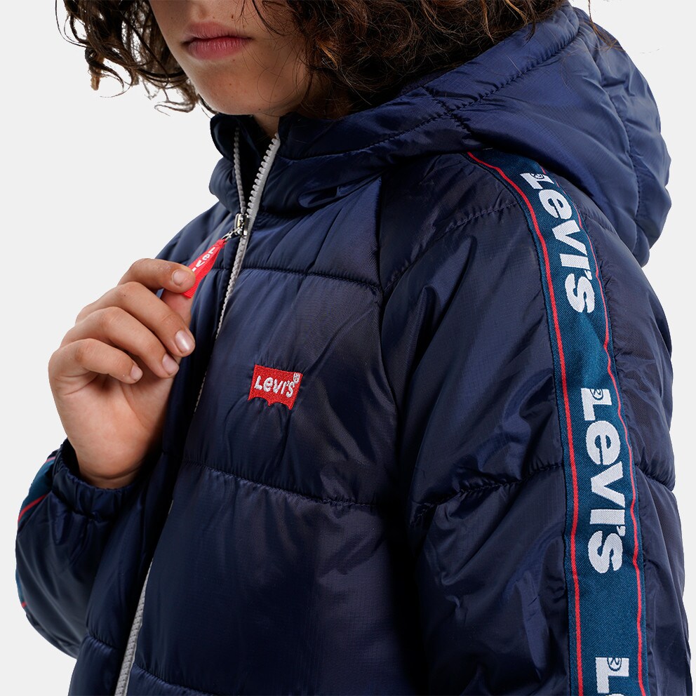 Levi s Color Block Puffer Kids Jacket Blue 9EF848 BCF TRINITY BLOUSON JACKET