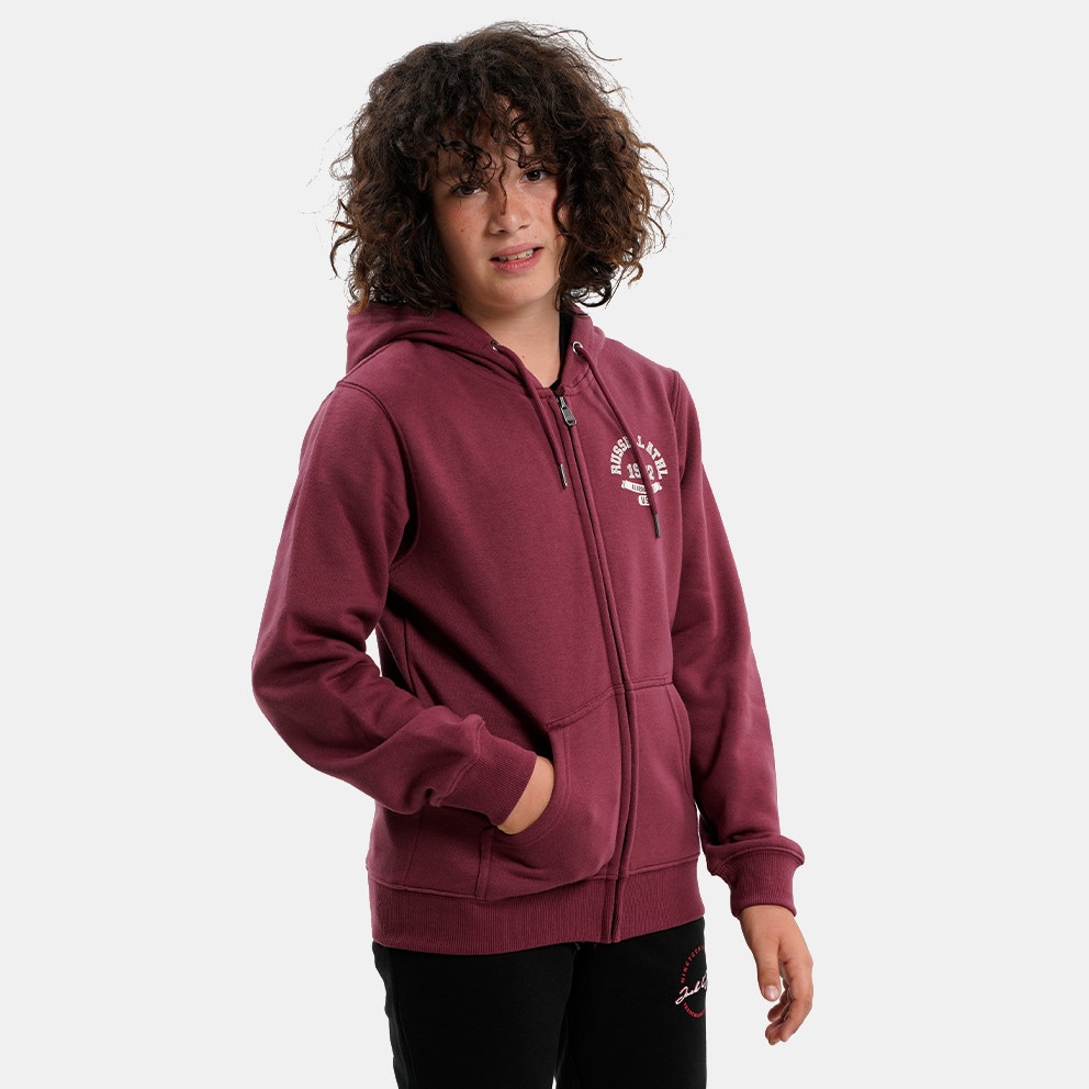 Authentique sweat à capuche zippée pour homme - RUSSEL