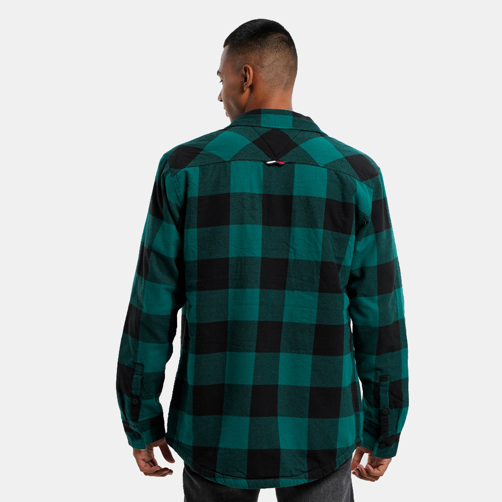 Tommy Jeans Sherpa Ανδρικό Πουκάμισο Oversized εφαρμογή