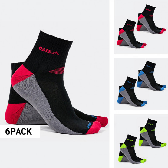 GSA Quarter Extra Cushioned Hydro 6-Pack Men's Socks