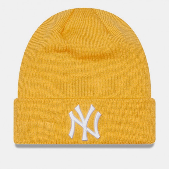 Napapijri Fal box logo beanie hat in yellow