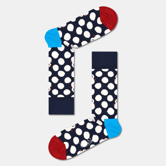 Happy Socks Big Dot Snowman Unisex Κάλτσες