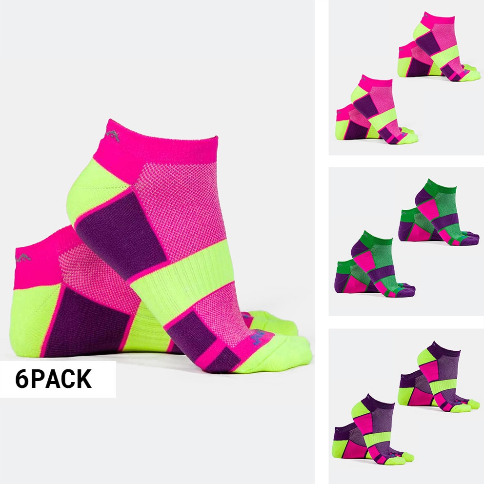 Gsa Low Cut Extra Cushioned Hydro Socks 6-Pack Γυναικείες Κάλτσες