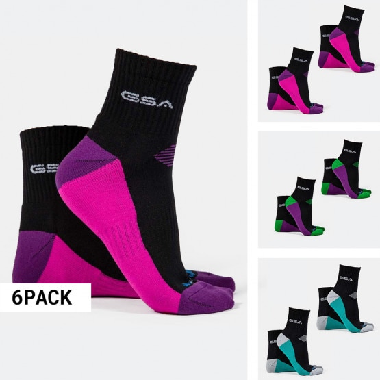 Gsa Quarter Extra Cushioned 6-Pack Women's Socks