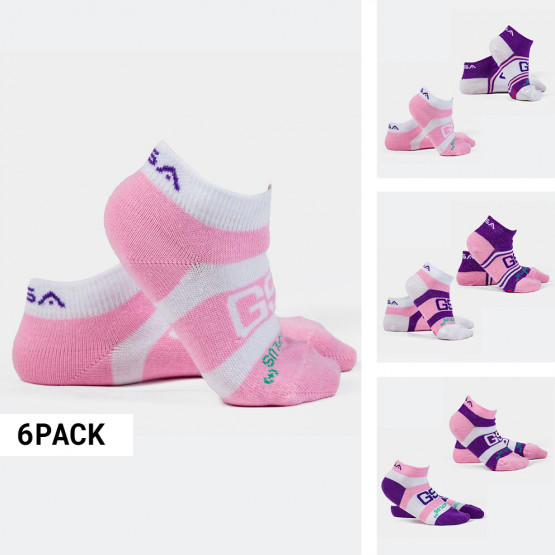 Gsa Kids Low Cut Ultralight Organic Plus Παιδικές Κάλτσες 6-Pack