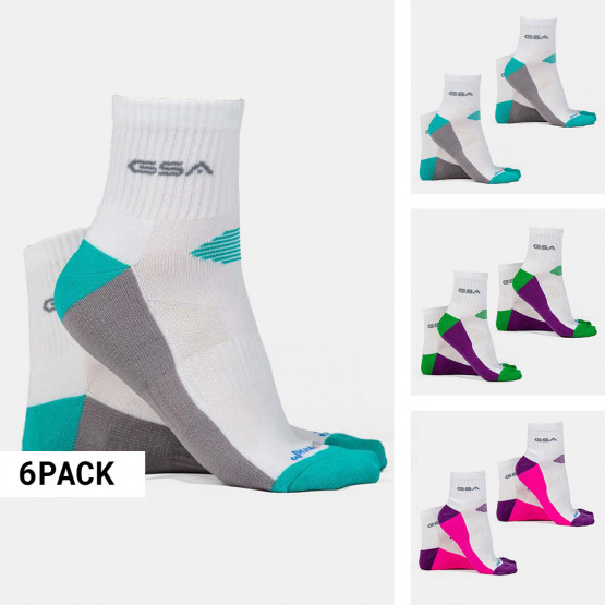 Gsa Quarter Extra Cushioned 6-Pack Women's Socks