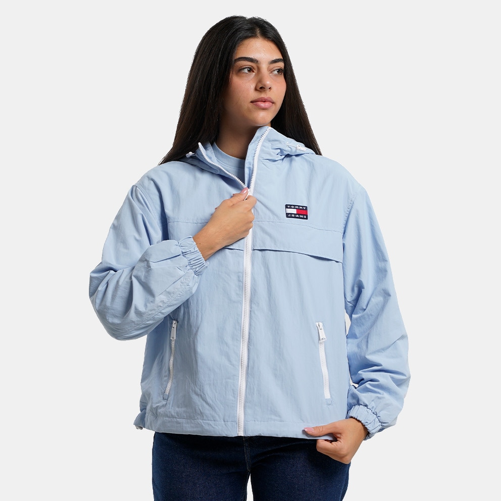 C1Q - Галстук tommy hilfiger винтажный - Tommy Jeans Chicago Windbreaker Women\'s  Jacket Blue DW0DW12613