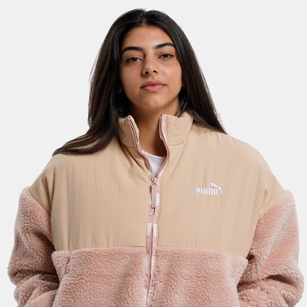 Puma Sherpa Women s Jacket Pink 849404 T shirt Puma Fade AOP cinzento preto 47