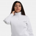 Target Zip Neck Fleece ''Social" Women's Sweatshirt