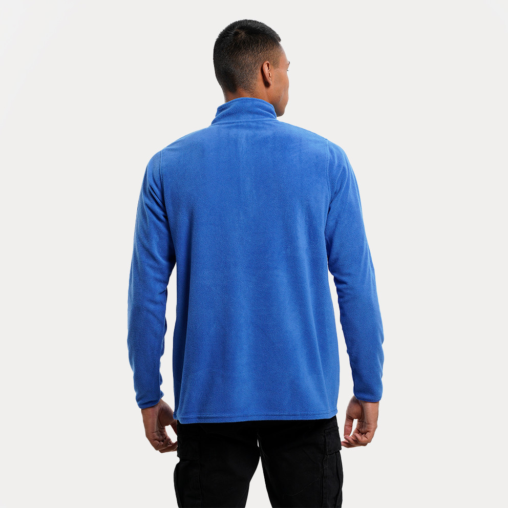 Nuff Mens Fleece Half Zip Ανδρική Μπλούζα Φούτερ