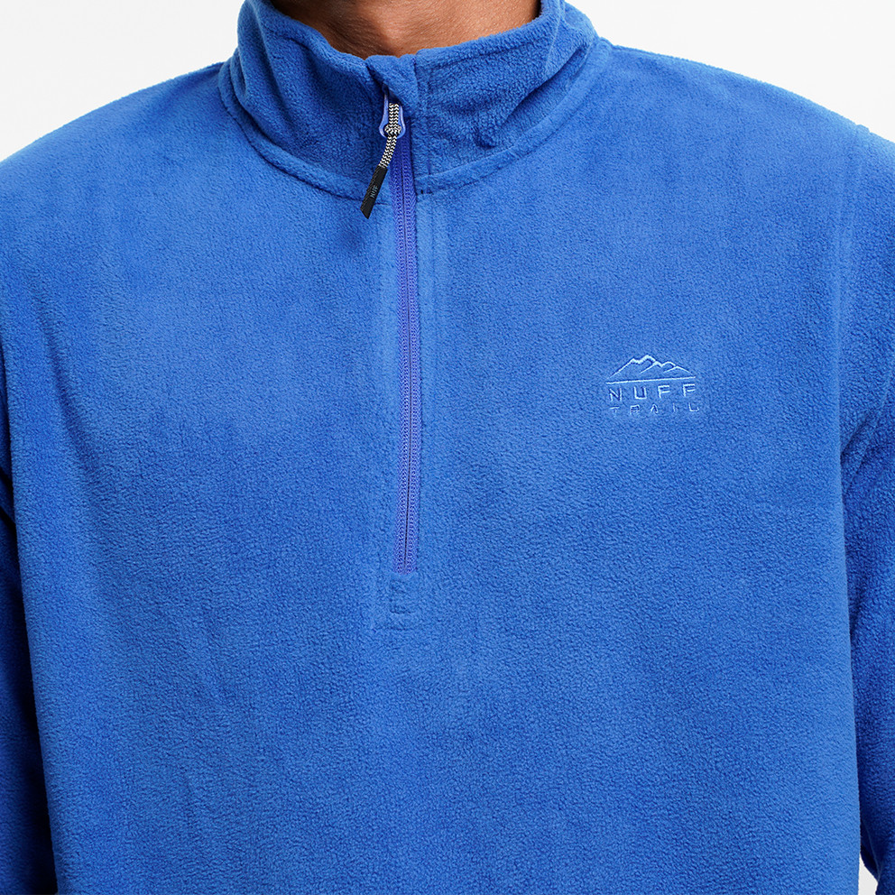 Nuff Mens Fleece Half Zip Ανδρική Μπλούζα Φούτερ