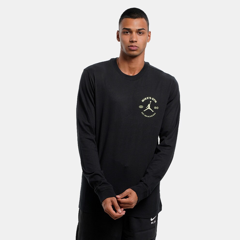 Jordan Sport Breakfast Club Men's Long Sleeve T Shirt Black DV1472 010  air jordan 12 flu game family sizes