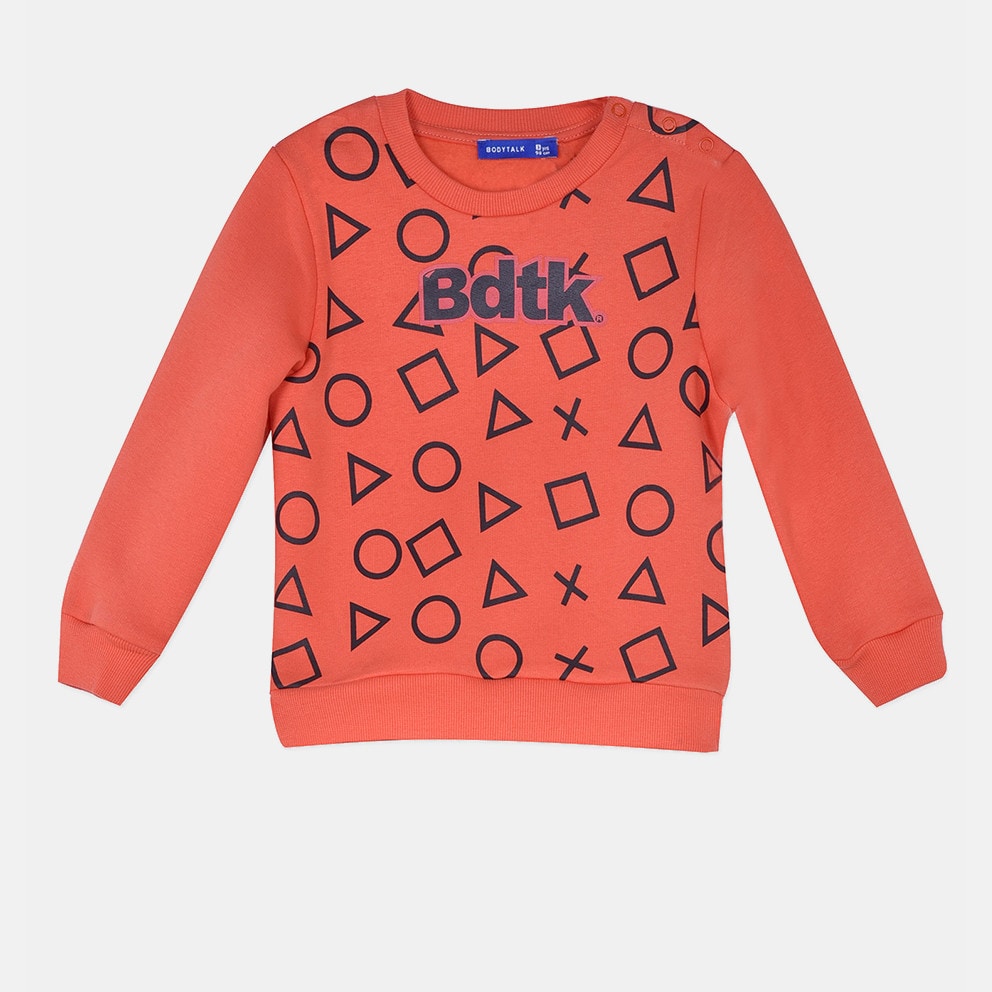 BodyTalk Crewneck & Pants Βρεφικό Παντελόνι Φόρμας