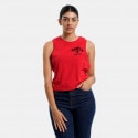 Superdry Ovin Vintage Collegiate Tank Γυναικεία Αμάνικη Μπλούζα