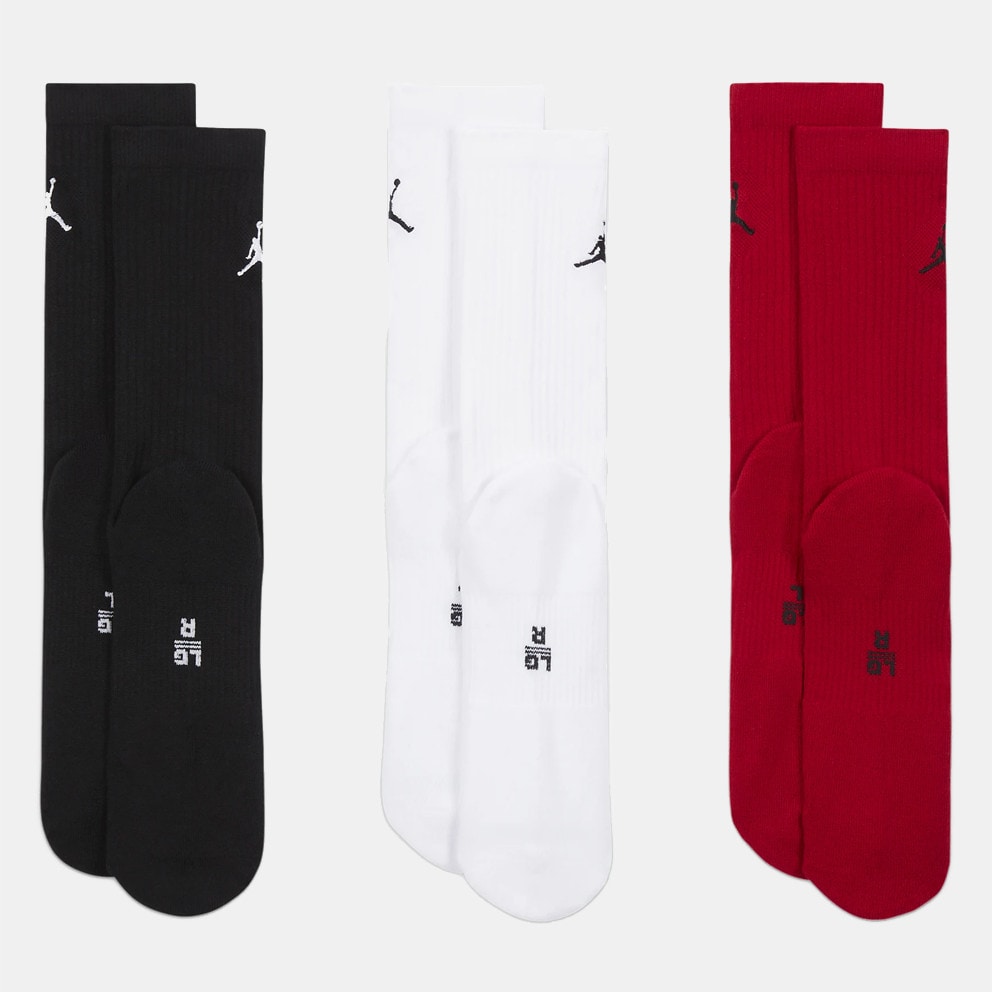 Jordan Jumpman Cush Poly Crew 3-Pack Unisex Socks