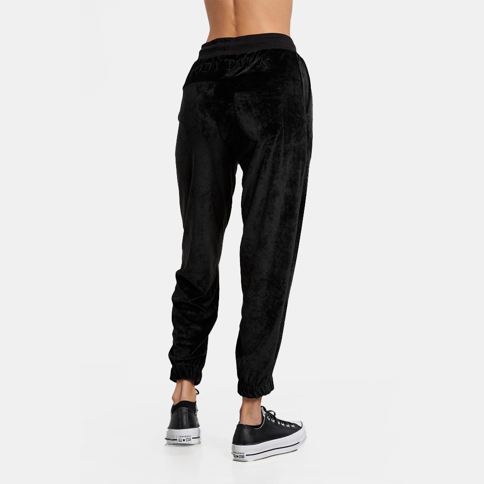 BodyTalk Velour Highwaist Γυναικείο Jogger Παντελόνι Φόρμας