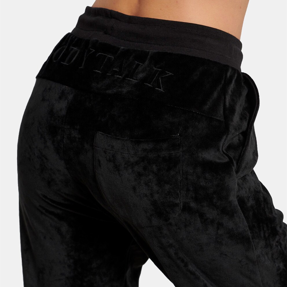 BodyTalk Velour Highwaist Γυναικείο Jogger Παντελόνι Φόρμας