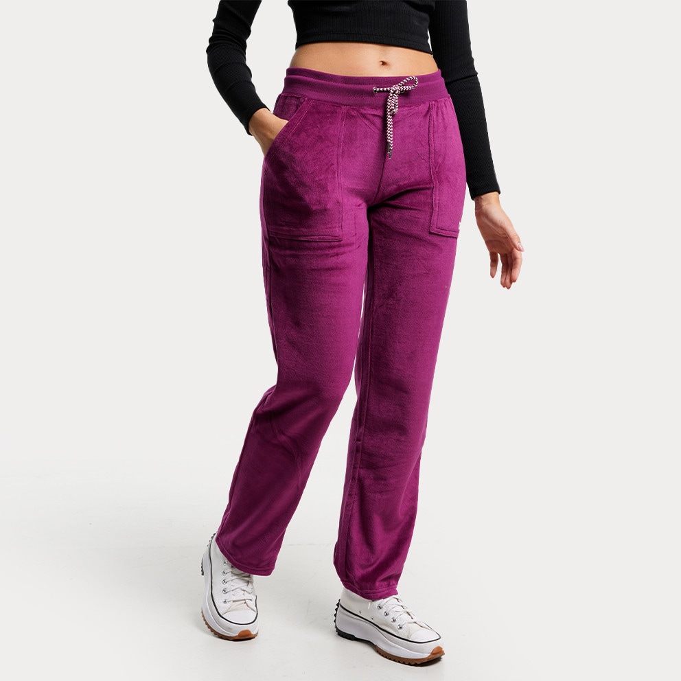 Body Action Women Basic Velour Γυναικείο Παντελόνι Φόρμας