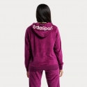 Body Action Women Velour Hoodie Γυναικεία Ζακέτα