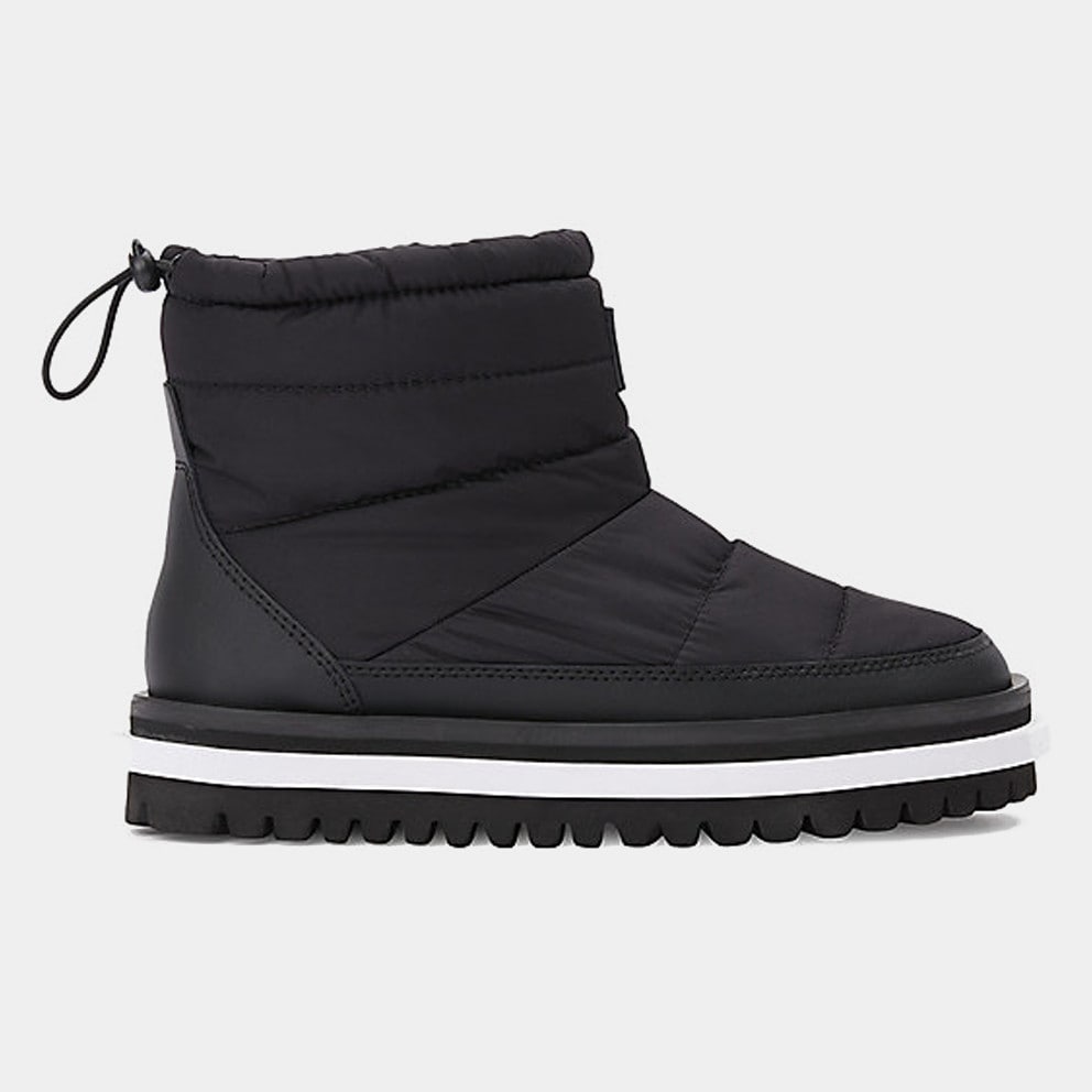 Tommy Jeans Padded Women s Boots Black EN0EN01950 BDS Tommy Hilfiger Curve Brassiere triangle en coton biologique Gris chine
