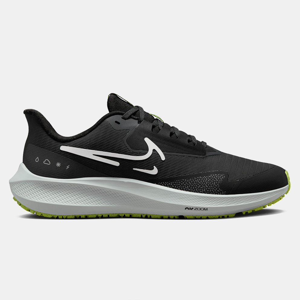 Nike Air Zoom Pegasus 39 Shield Ανδρικά Παπούτσια για Τρέξιμο (9000110488_60589) BLACK/WHITE-DK SMOKE GREY-VOLT