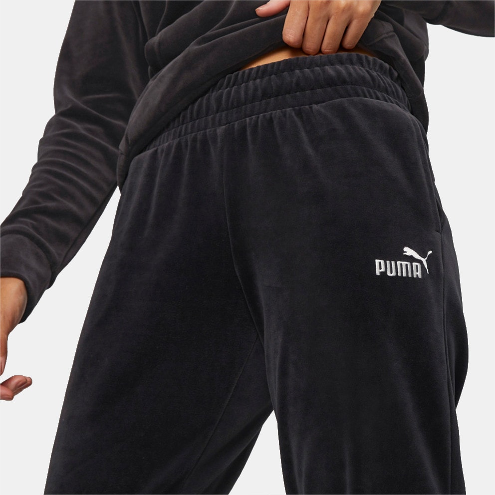 Puma Essentials+ Velour Γυναικείο Παντελόνι Φόρμας