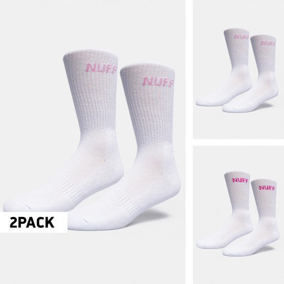 Nuff Logo Crew 2-Pack Women's Socks