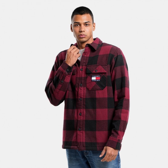 Tommy Jeans Sherpa Flannel Ανδρικό Πουκάμισο Oversized εφαρμογή